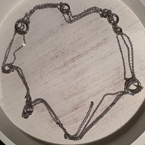 Silver Orbit Necklace - Picture 2 of 2